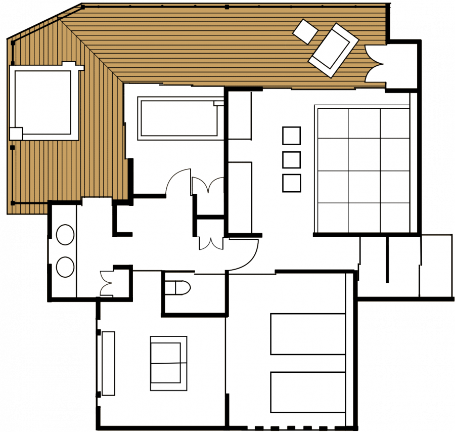 くぬぎの間取り図