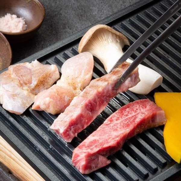 おおいた和牛と豊後どりの鉄板焼き